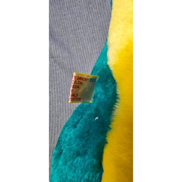 Vintage 1987 Dakin Fun Farm 16" Green Puff The Magic Dragon Plush Toy - Picture 5 of 8